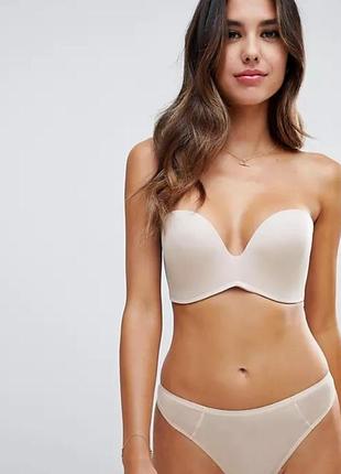 Бюзгальтер планж wonderbra бежевий