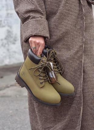 Женские зимние ботинки timberland с мехом