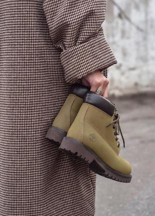 Жіночі зимові черевики timberland з хутром6 фото
