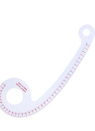 Портновское лекало линейка для построения пройм №13 (5808)