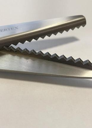 Ножницы швейные для ткани "зиг-заг" 23см (9") tigertex прорезиненные ручки (6355)2 фото