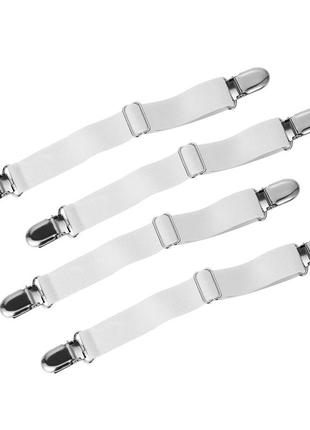 Регулируемые, жесткие фиксаторы, зажимы, подтяжки для простыни