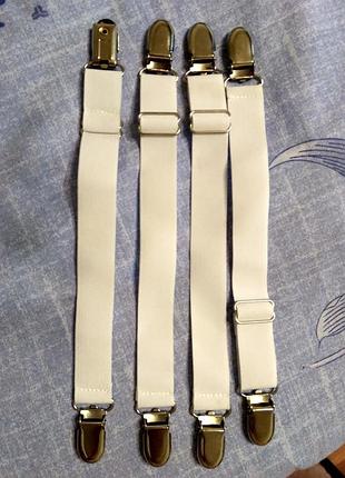 Регулируемые, жесткие фиксаторы, зажимы, подтяжки для простыни