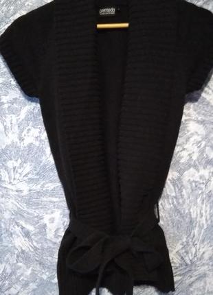 Зимняя демисезонная базовая оверсайз кофта кардиган, жакет кроп пиджак premoda collection