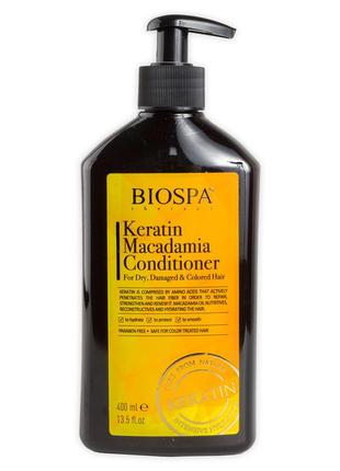 Sea of spa масляний кондиціонер кератин і макадамія bio spa 400 мл