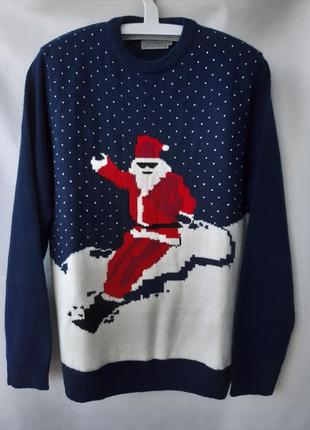 Новогодний свитер джемпер tu