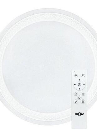 Светильник светодиодный biom smart sml-r19-80-rgb 3000-6000k 80вт+16вт rgb с д/у +app2 фото