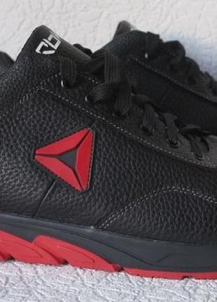 Новинка reebok! чоловічі шкіряні кросівки великого розміру гіганти батали 46 4748 49 50