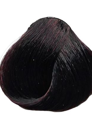 Стойкая крем краска для волос 1.7 черно-фиолетовый color pro hair color cream 100 ml