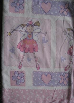 Пододеяльник и наволочка для девочки принцесса