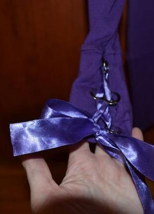 Туника блуза фиолетовая для беременных трикотаж размер м5 фото