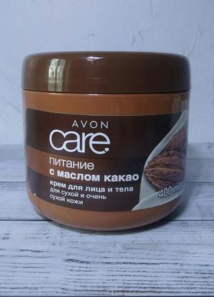 Крем для обличчя і тіла з маслом какао «живлення» (400 мл) эйвон,ейвон,avon2 фото