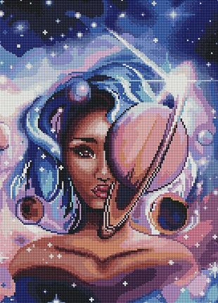 Алмазная мозаика мисс вселенная, 40х50 см, на подрамнике