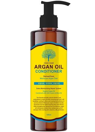 Кондиціонер для волосся з аргановою олією evas char char argan oil conditioner 500 ml1 фото