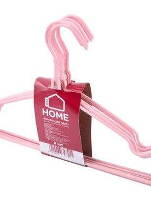 Набір вішалок для одягу idea home pink, 39.4х21х0.3 см, 8 шт.