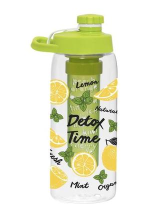 Пляшка для води herevin lemon-detox twist
