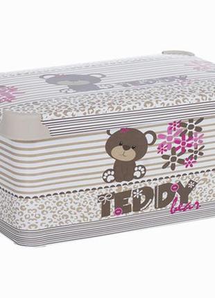 Корзина violet house 0648 decor teddy з/кр. 20 л (0648 decor teddy с/кр. 20 л)  tzp163