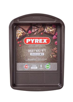 Форма pyrex asimetria д.бискивта/15 порц/28х22см (as28wn0/7146)  tzp108