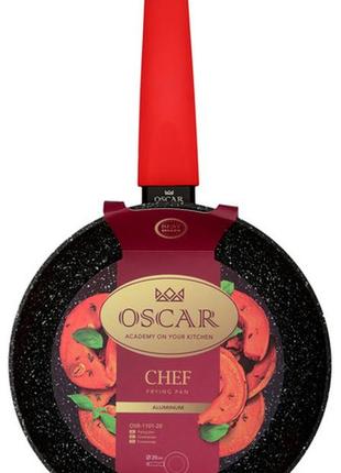 Сковорода oscar chef 20 см б/крышки (osr-1101-20) tzp118