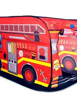 Детская палатка hf096 пожарный фургон 100х70х70 см (an) 🎁🚀