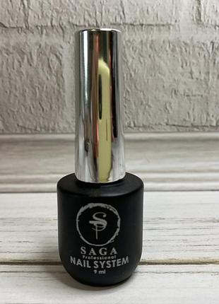 Saga professional base strong база прозрачная под гель лак, 9мл