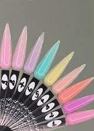 Цветная база saga 08 нежно розовая с шиммером