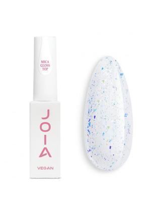 Топ со слюдой для гель-лака мика глосс, joia vegan, 8 мл