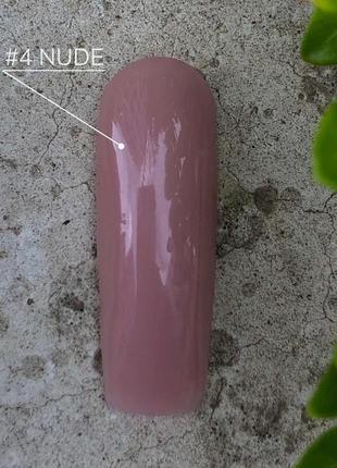 Акригель, полигель цвет нюд nude crooz polygel 04, 30 мл