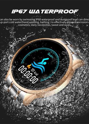 Мужские умные смарт часы smart watch hs-b28-hf черные. фитнес браслет трекер10 фото