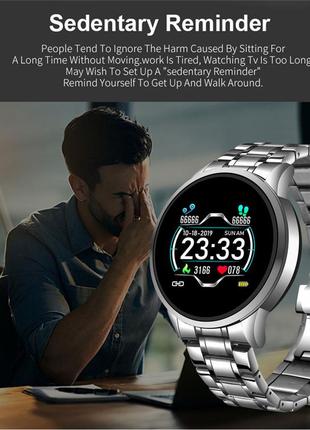 Мужские умные смарт часы smart watch hs-b28-hf черные. фитнес браслет трекер6 фото