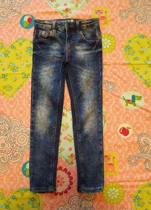 Фірмові,стильні джинси для дівчинки 6-7 років-hema