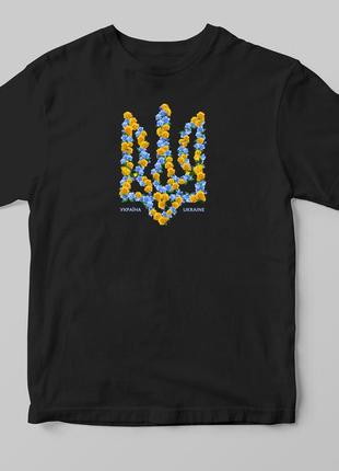 Футболка "квітучий герб україни"