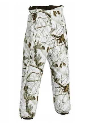 Двохсторонні штани камуфляжні зимові pinewood abisko winter l / xl
