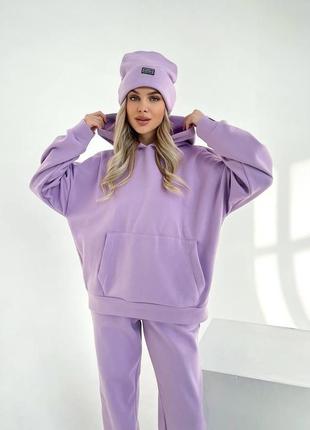 Теплий костюм + шапка