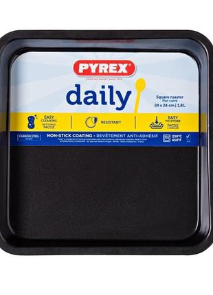 Форма pyrex daily мет.форма квадратная 24x24см (1.8л) (dm26sr6/3046)  tzp154