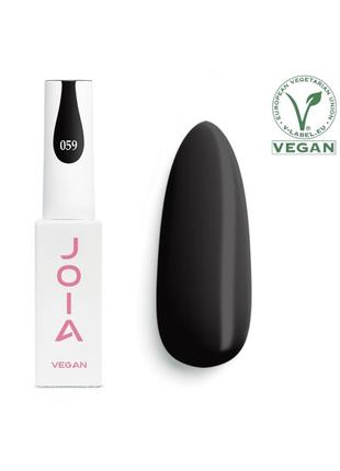 Гель-лак joia vegan 059 чорний, 6 мл