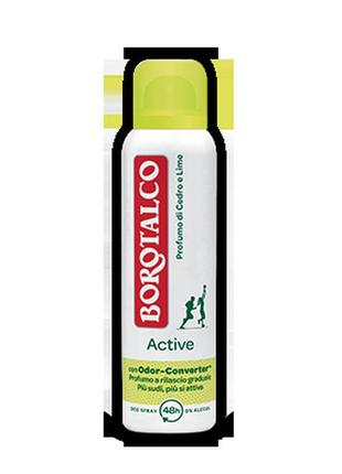 Дезодорант антиперспірант borotalco active запах кедра і лайма спрей 150мл