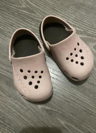 Сланці crocs для дівчинки