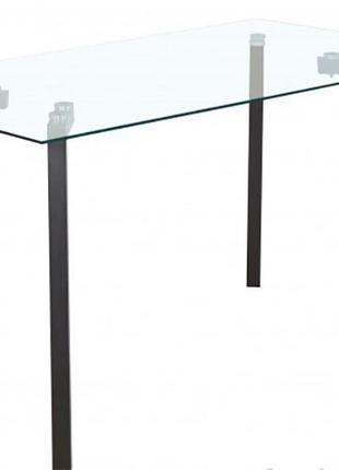 Стіл бетті прямокутний скляний д1400хш800 мм, у скандинавському стилі