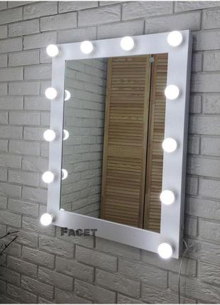 Зеркало с подсветкой мики на 12 ламп, для дома, салона красоты, магазина