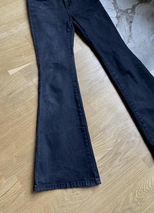 Чорні джинси кльош, штани кльош3 фото