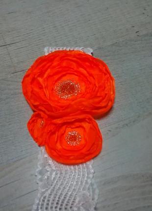 Пов'язка на голову для дівчинки ручна робота