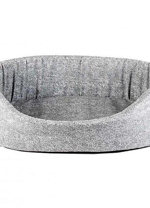 Лежанка для собак и щенков пухнастики 49*35*13 см (серая)