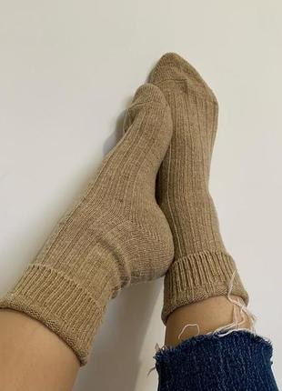 Теплі жіночі шкарпетки, шерстяні носки, зимові шкарпетки
