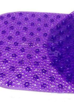 Коврик для ванной комнаты helfer 59-255-001 39х69 см фиолетовый