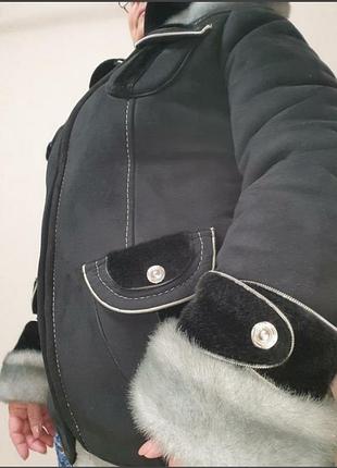 Дублянка зимова, зимова куртка, зимове пальто, авіатор, дубльонка, шуба