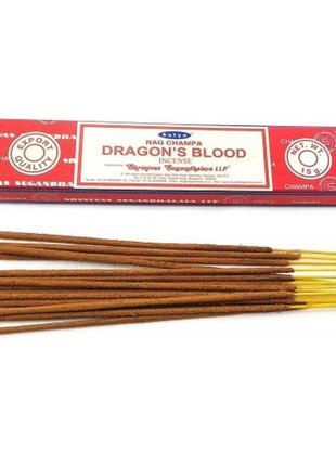 Dragons blood (кров драконів)(15 gms) (12/уп) (satya) масала пахощі
