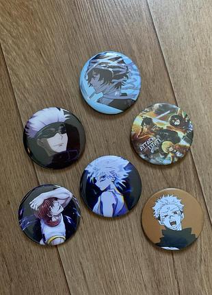 Аніме значки на портфель