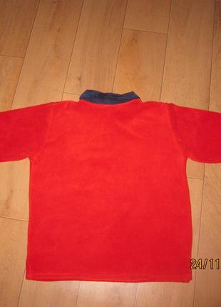 Красная баечка кофта для девочки 8-9 лет италия4 фото