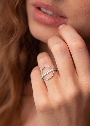 Золотое кольцо "бетти" с бриллиантами 101-10070